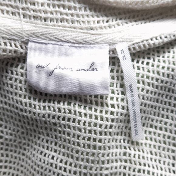 Out From Under Women’s Sweatshirt Retro Y2K Indie Athleisure Mesh Tie Hem Sz M - Picture 9 of 9